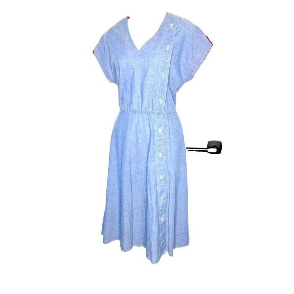 Vintage Alfred Werber Dress  Retro Cottage Americana Mod 50s 60s S-M